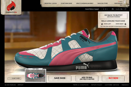 Puma Mongolian Shoe BBQ