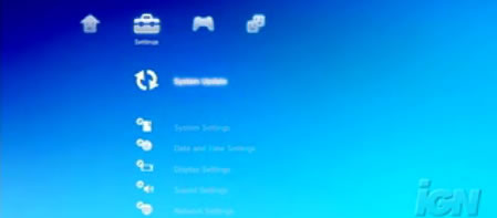 Sony Playstation 3 (PS3), User Interface